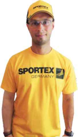 Levně Sportex T-Shirt Tričko s velkým logem - žluté Variant: Velikost: XL