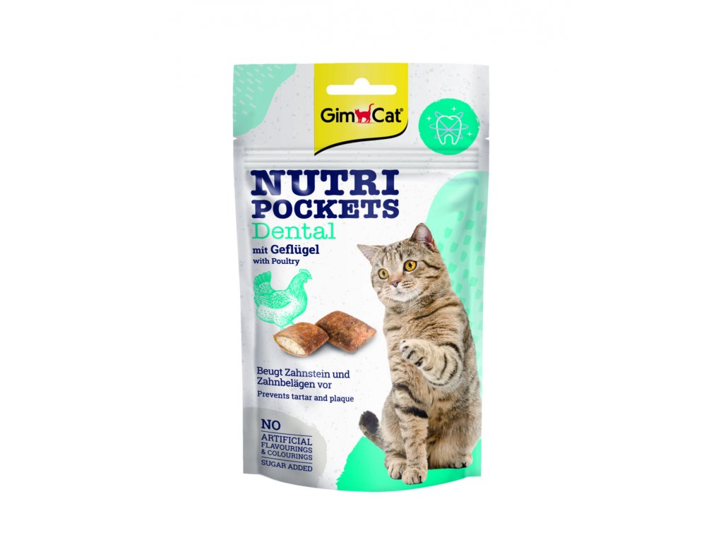 Levně Gimcat Nutri Pockets dentalní 60 g