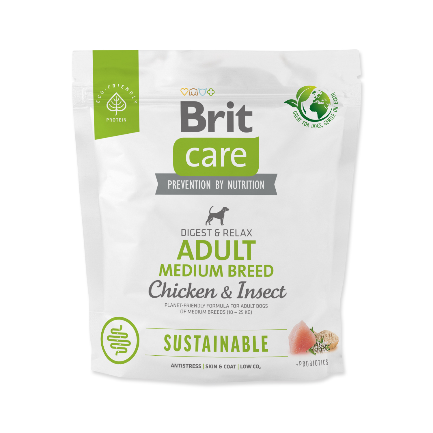 Levně BRIT Care Dog Sustainable Adult Medium Breed 1kg