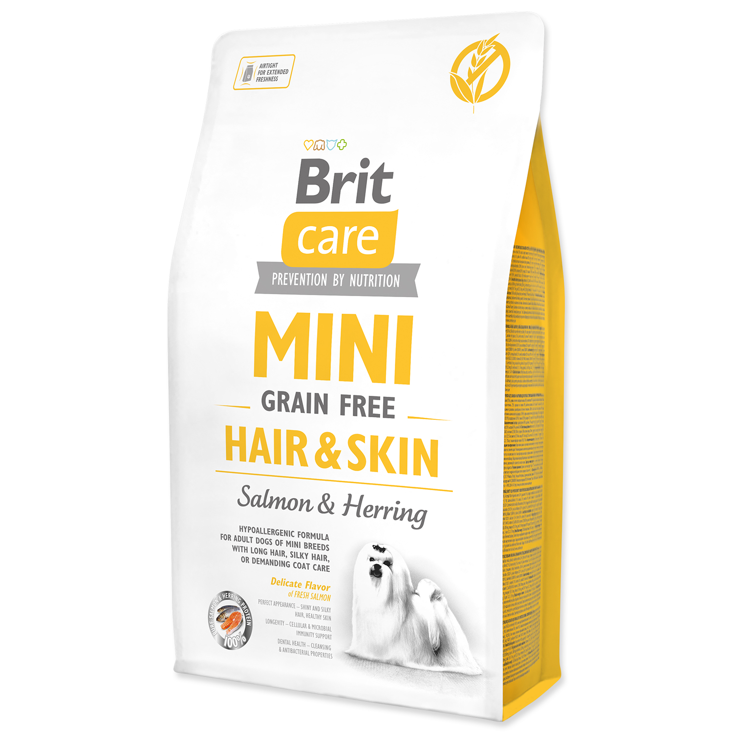 Levně BRIT Care Dog Mini Grain Free Hair & Skin 2kg