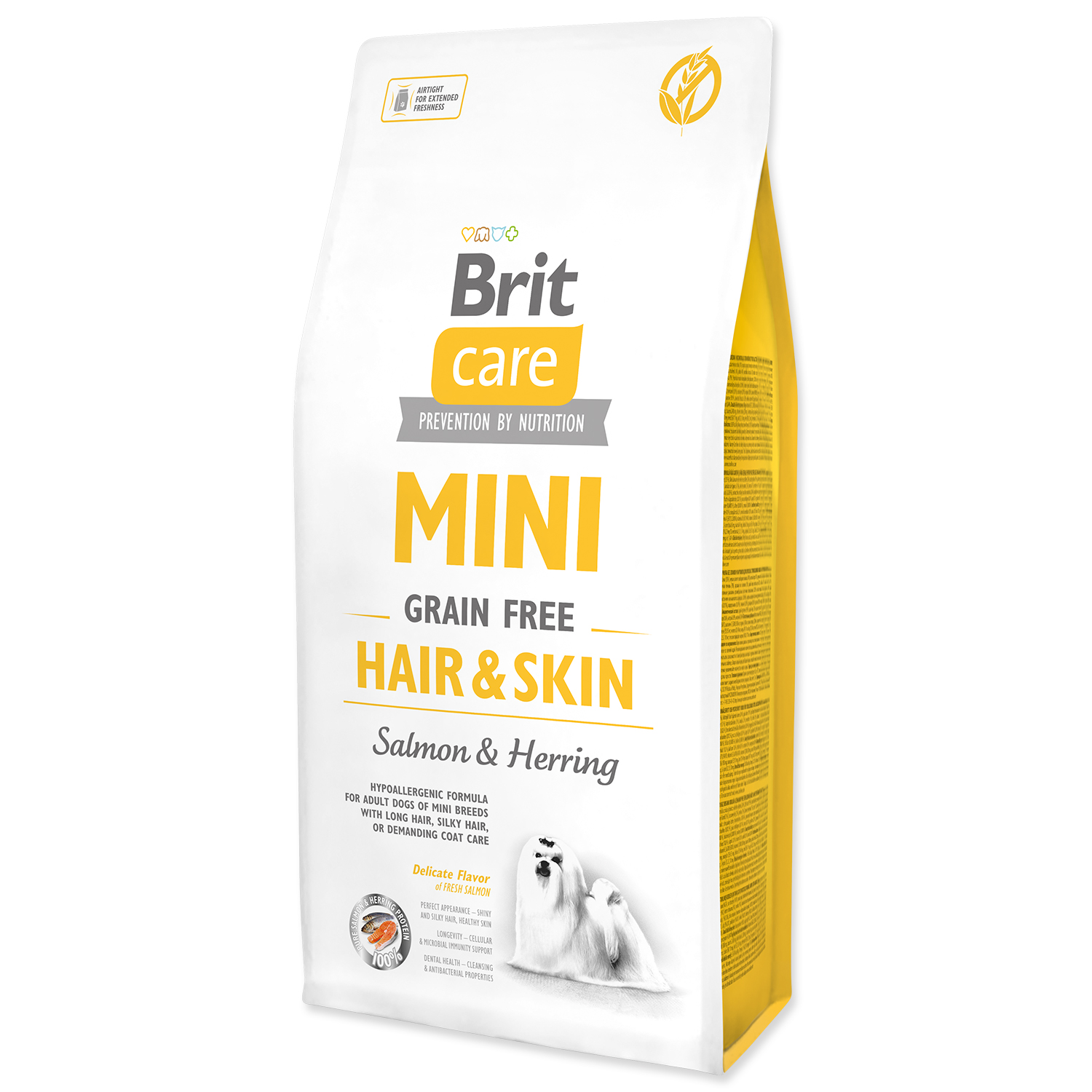 Levně BRIT Care Dog Mini Grain Free Hair & Skin 7kg