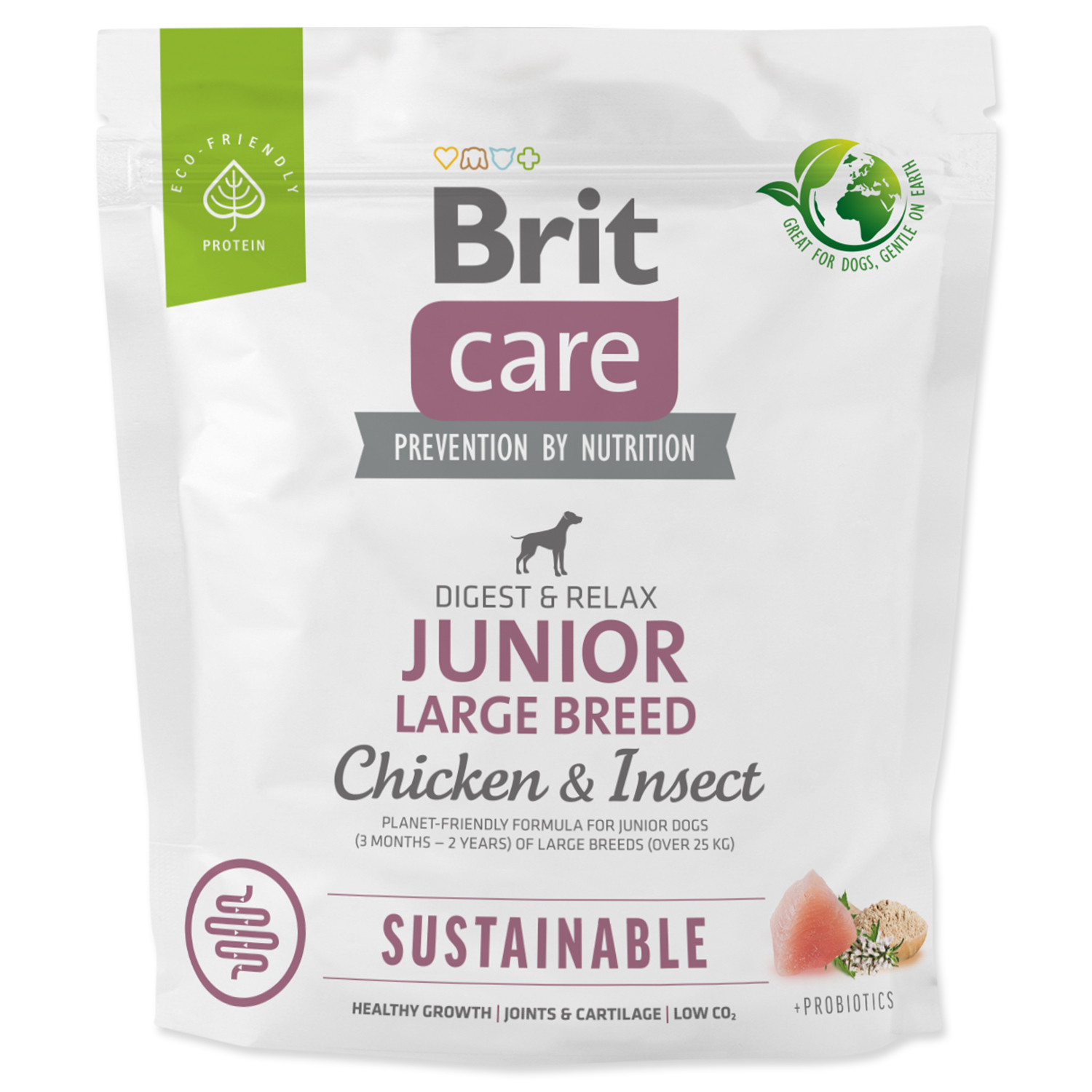 Levně BRIT Care Dog Sustainable Junior Large Breed 1kg