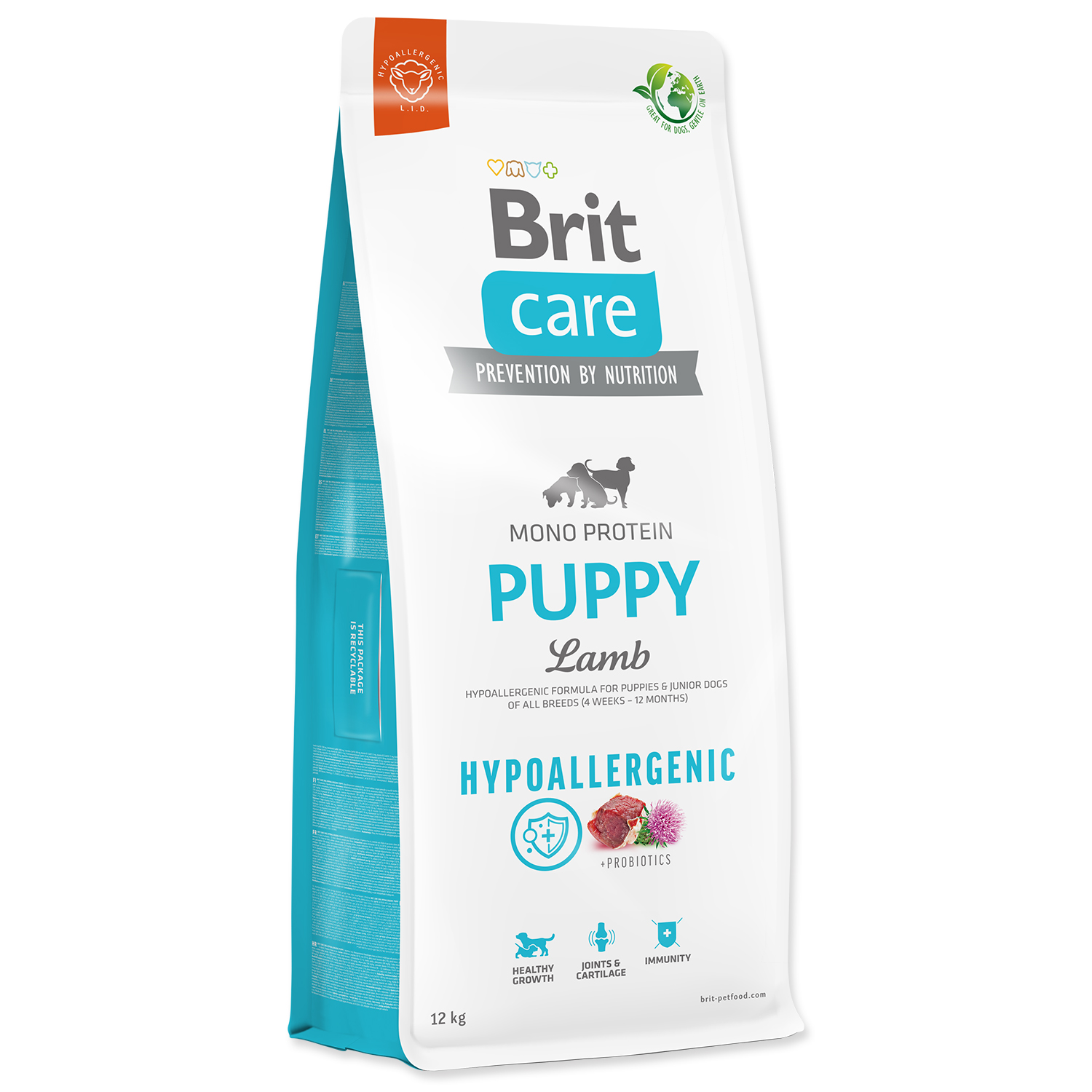 Levně BRIT Care Dog Hypoallergenic Puppy LAMB 12kg
