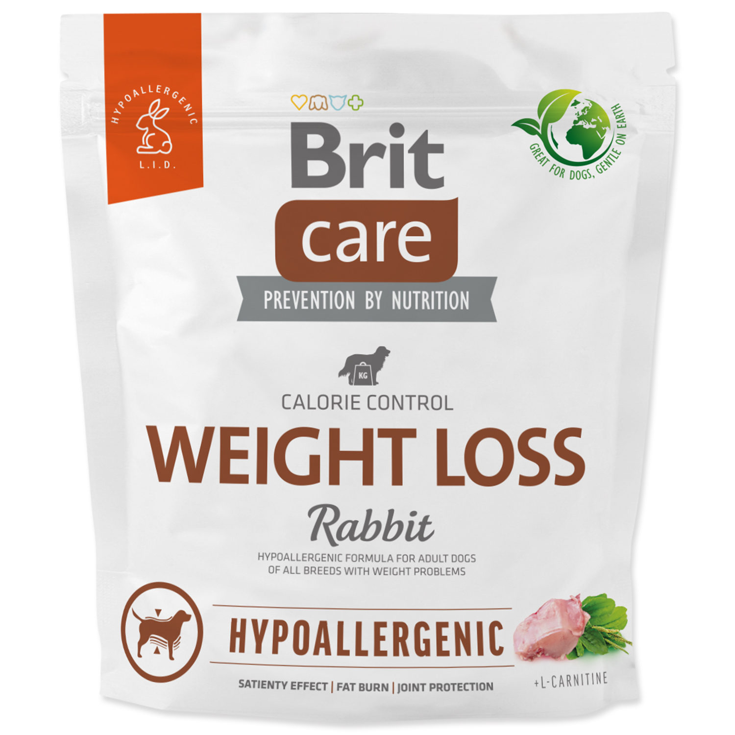 Levně BRIT Care Dog Hypoallergenic Weight Loss 1kg