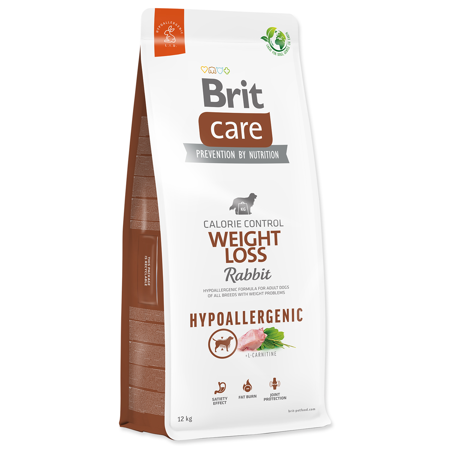 Levně BRIT Care Dog Hypoallergenic Weight Loss 12kg