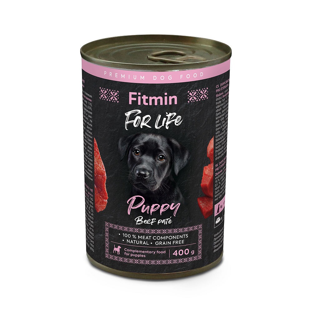 Levně Fitmin Dog For Life konzerva Puppy Beef 400 g