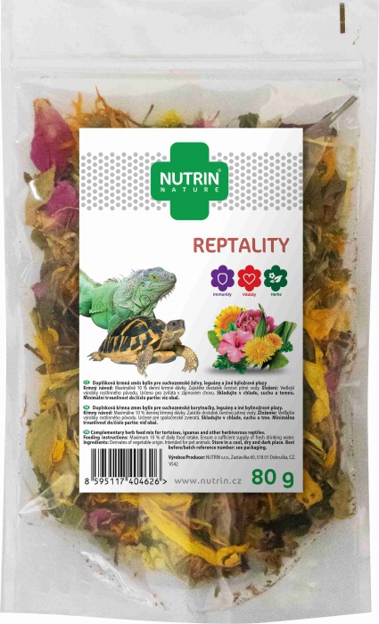 Levně NUTRIN Nature - Reptality 80g