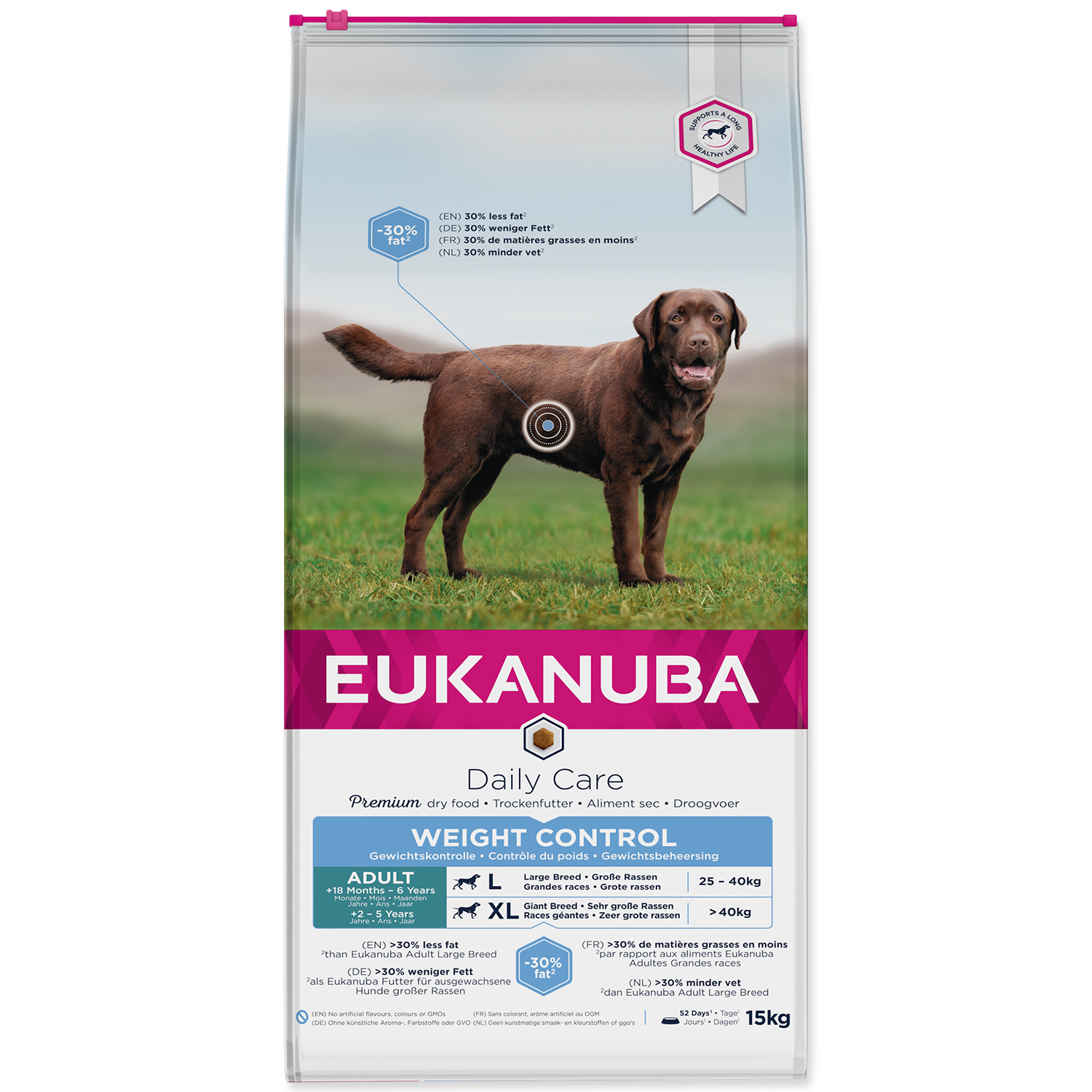 Levně EUKANUBA Daily Care Adult Large & Giant Breed Weight Control 15kg