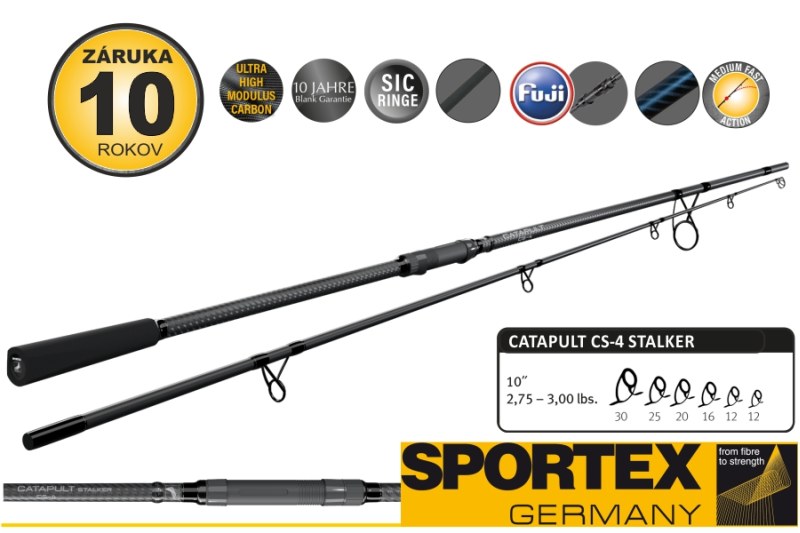 Levně Kaprové pruty SPORTEX Catapult CS-4 Carp Stalker Variant: 10ft/30ccm - 3,00lbs