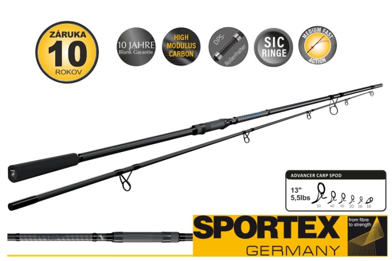 Levně Kaprové pruty SPORTEX Advancer CS-2 Carp Spod