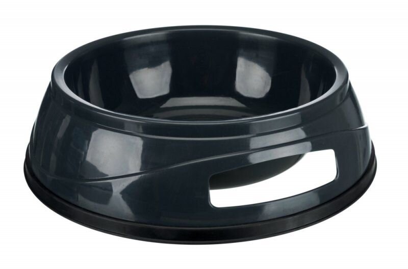 Levně Produkt Plastová miska s gumovým okrajem 1,5 l / 20 cm Barva: Černá