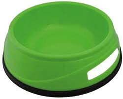 Levně Plastová HEAVY miska s gumovým okrajem 0,75 l / 16 cm Barva: Zelená