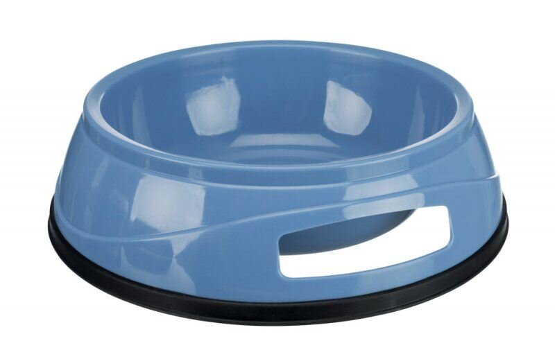 Levně Plastová HEAVY miska s gumovým okrajem 0,75 l / 16 cm Barva: Bledě modrá