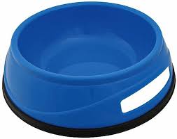 Levně Plastová HEAVY miska s gumovým okrajem 0,75 l / 16 cm Barva: Modrá