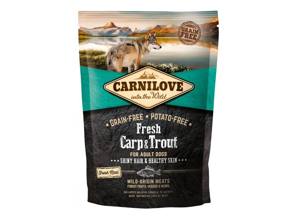 Levně Carnilove Dog Fresh Carp & Trout for Adult 1,5kg