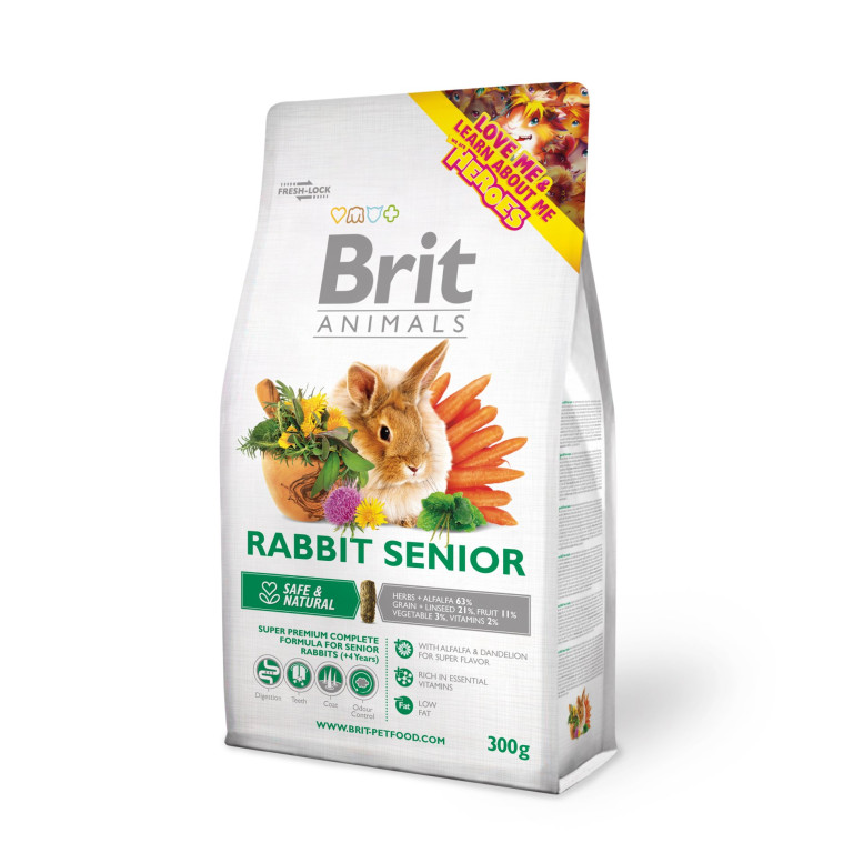 Levně BRIT Animals Rabbit Senior Complete 300g