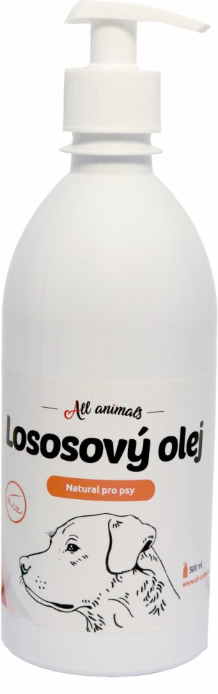 Levně All Animals DOG lososový olej natural 500ml
