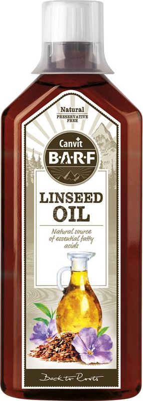 Levně Canvit BARF Linseed Oil 500 ml