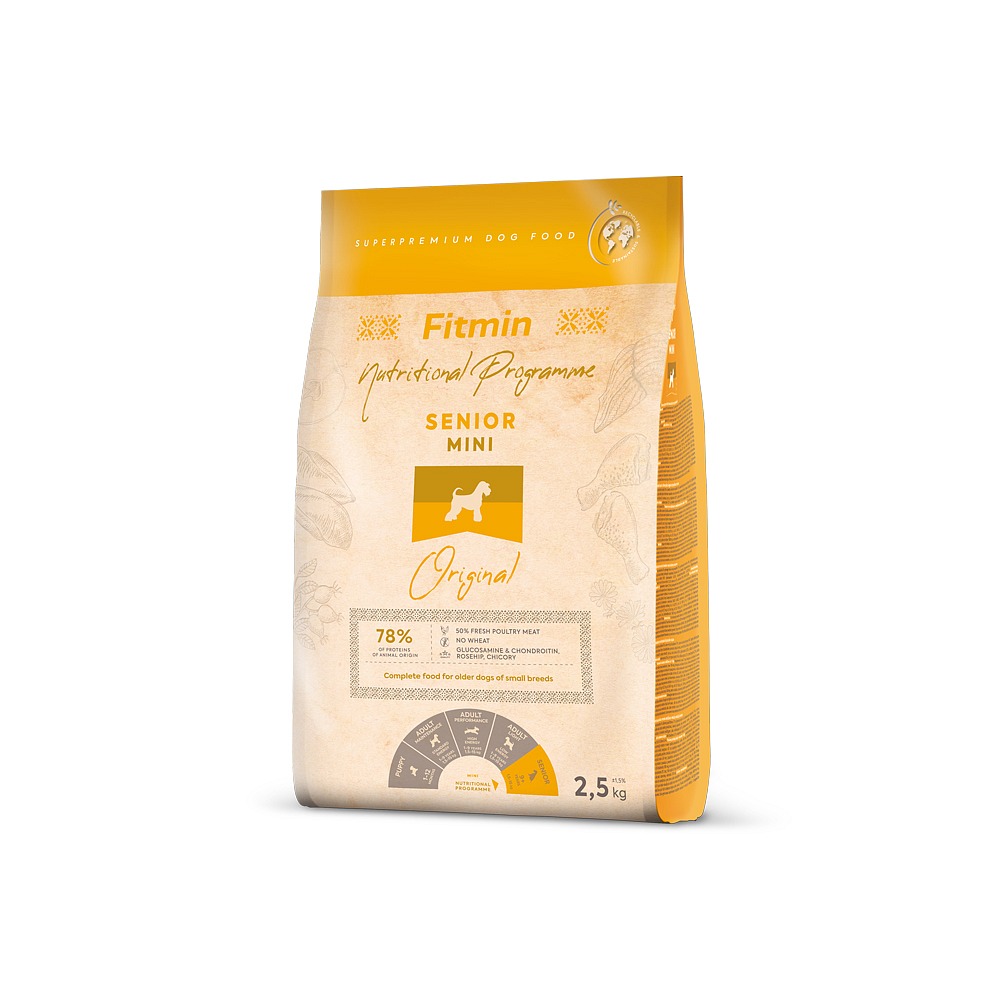 Levně Fitmin dog mini senior - 2,5 kg