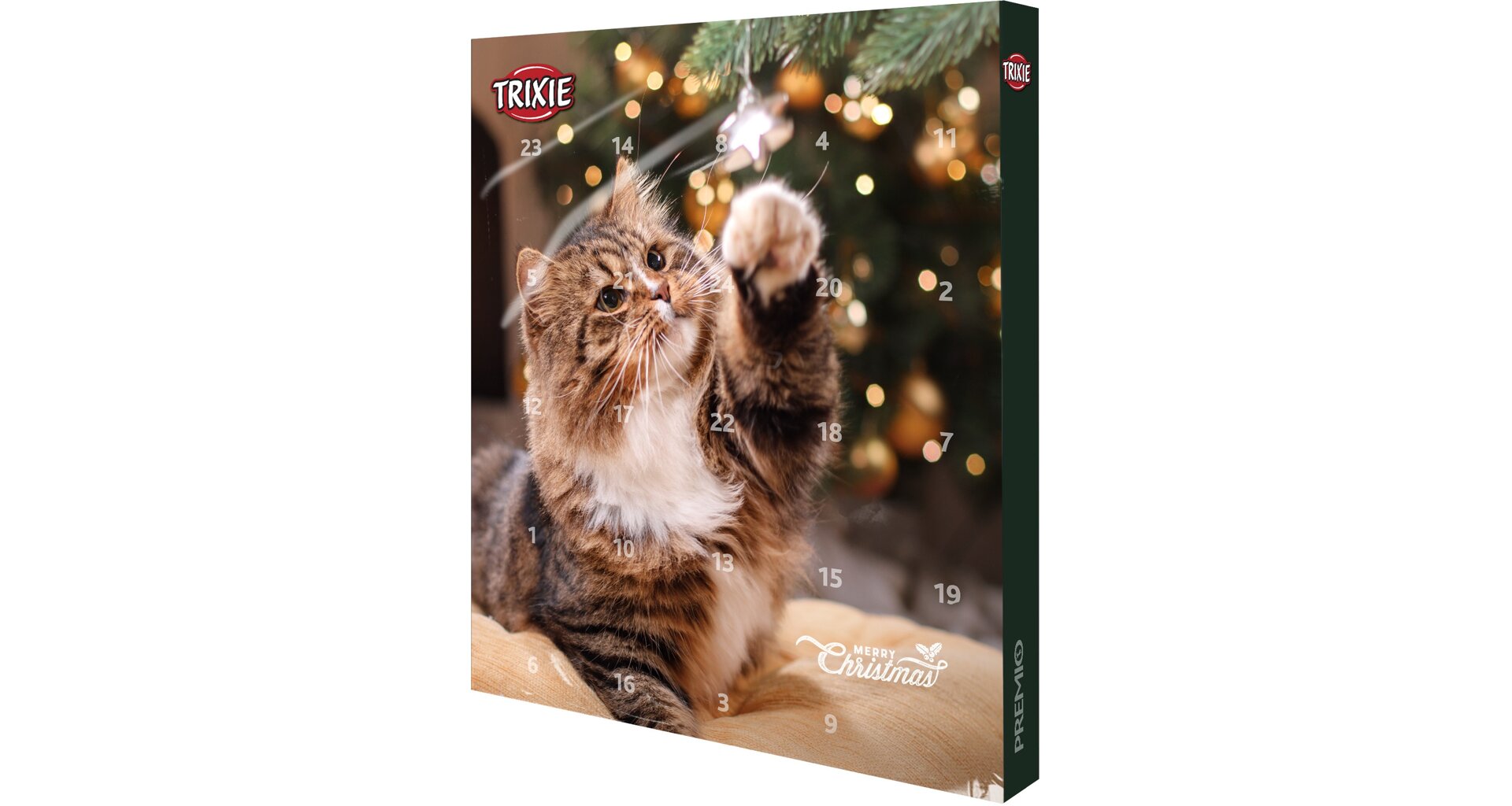Levně Adventní kalendář PREMIO pro kočky, masové pochoutky, 30x34x3,5cm TRIXIE