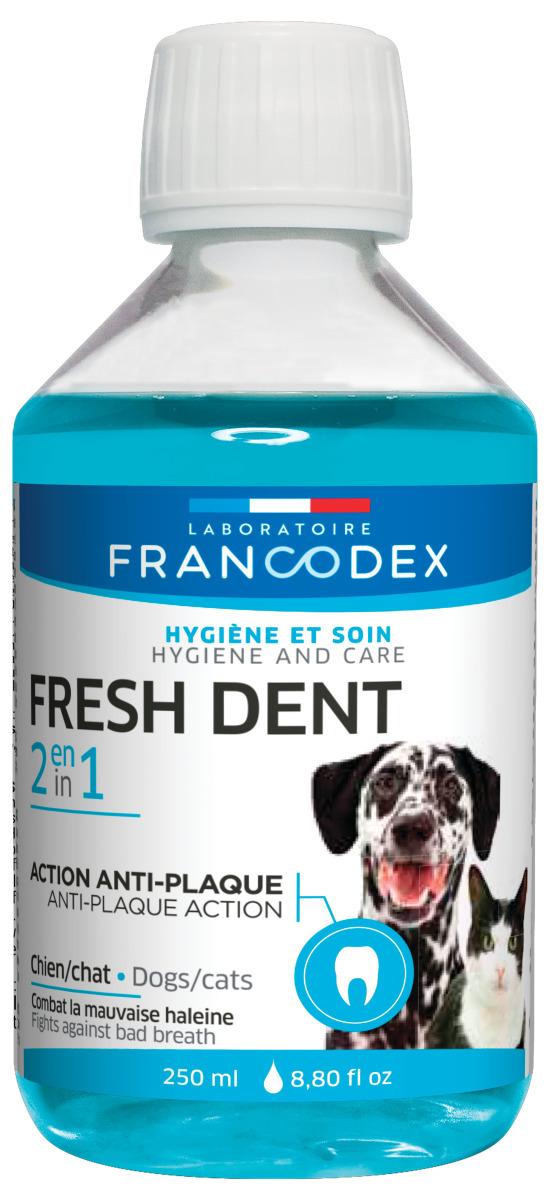 Levně Francodex Fresh Dent 2 v 1 pro psy a kočky 250ml