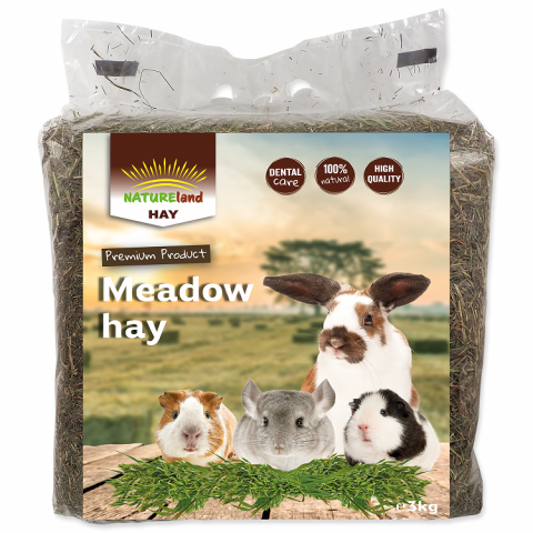 Levně Seno Nature Land Hay z horských luk Velikost balení: 3kg