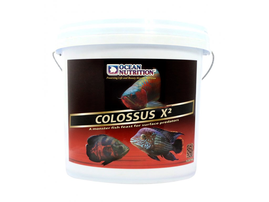 Levně Colossus X2 - plovoucí pelety pro velké cichlidy a rejnoky 2kg