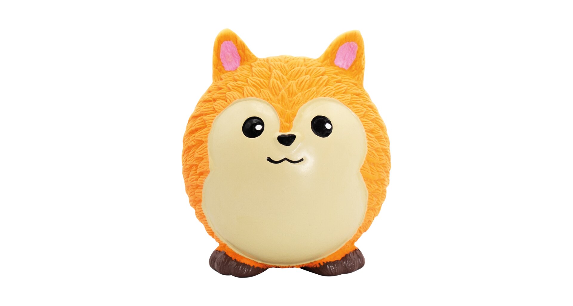 Levně Míček v designu Totoro, se zvukem, 8 cm, latex, HipHop Barva: Oranžová