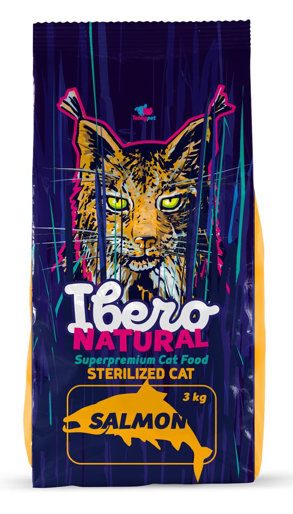 Levně Ibero NATURAL cat STERILIZED 3kg