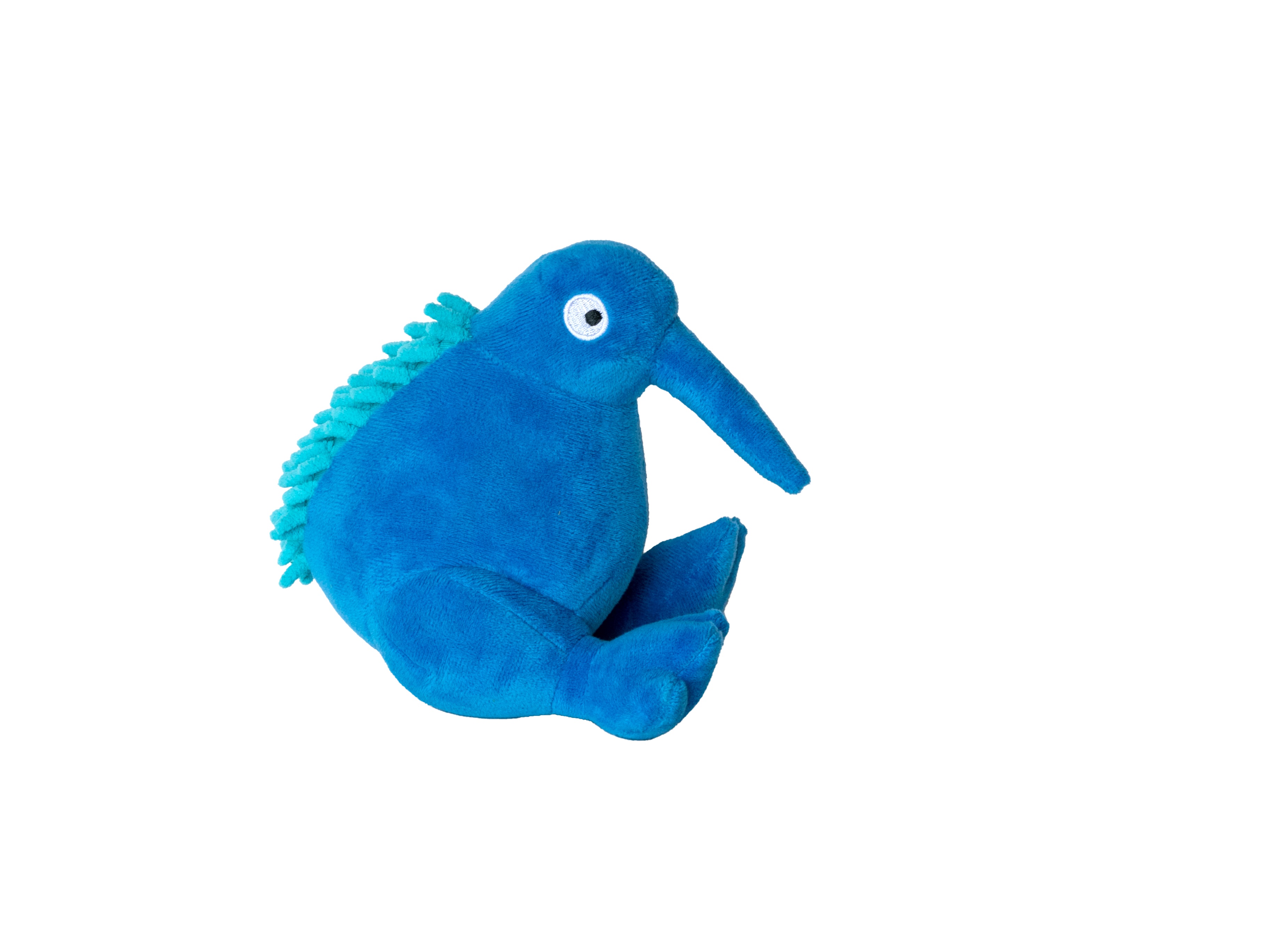 Hračka pes PLUSH pískací 16cm Kiwi Barva: Modrá