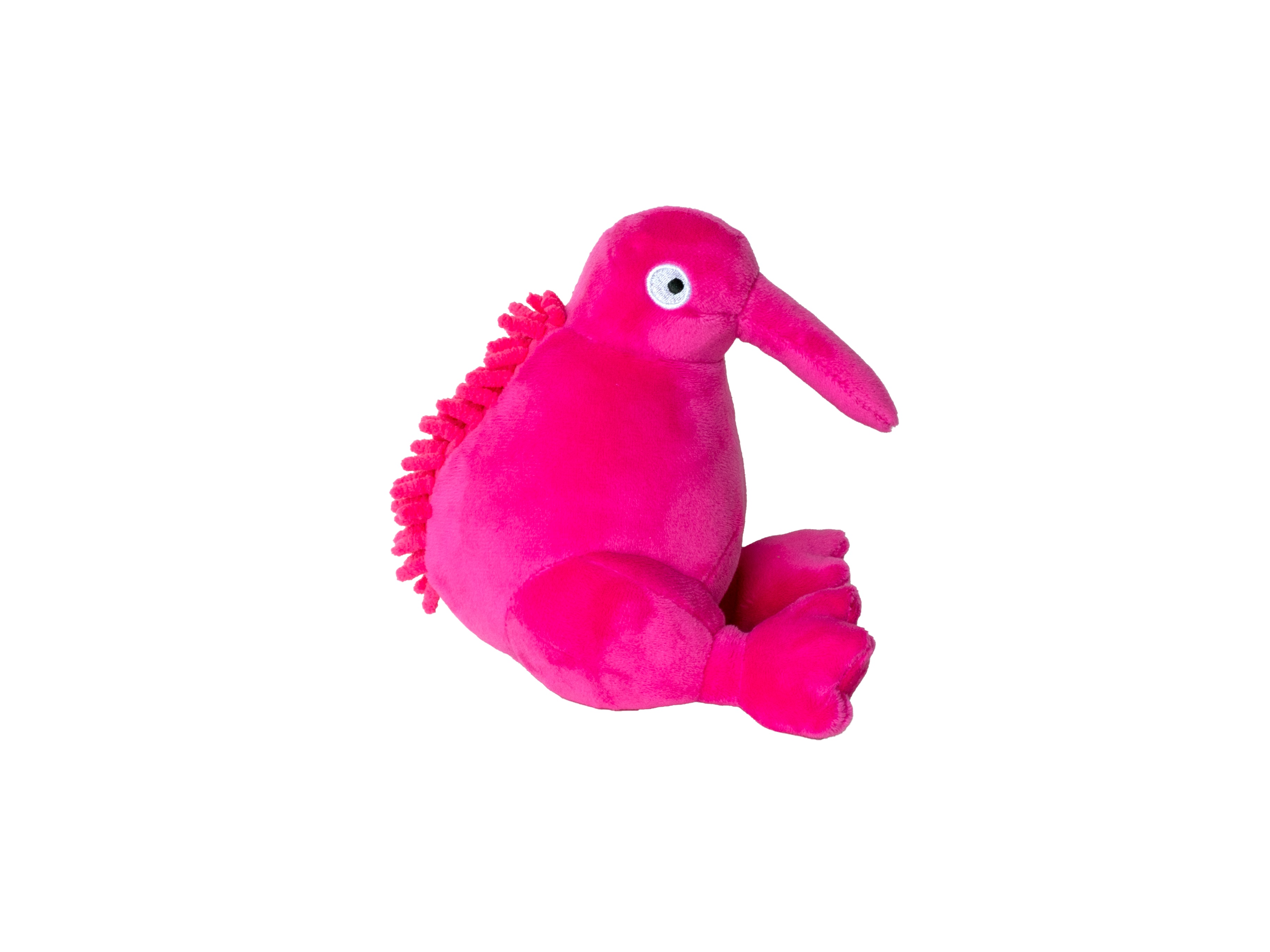 Hračka pes PLUSH pískací 16cm Kiwi Barva: Růžová