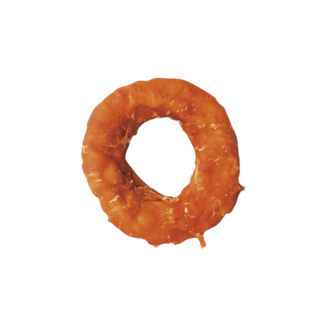 Levně Donut obalený kuřecím masem 1ks 9cm