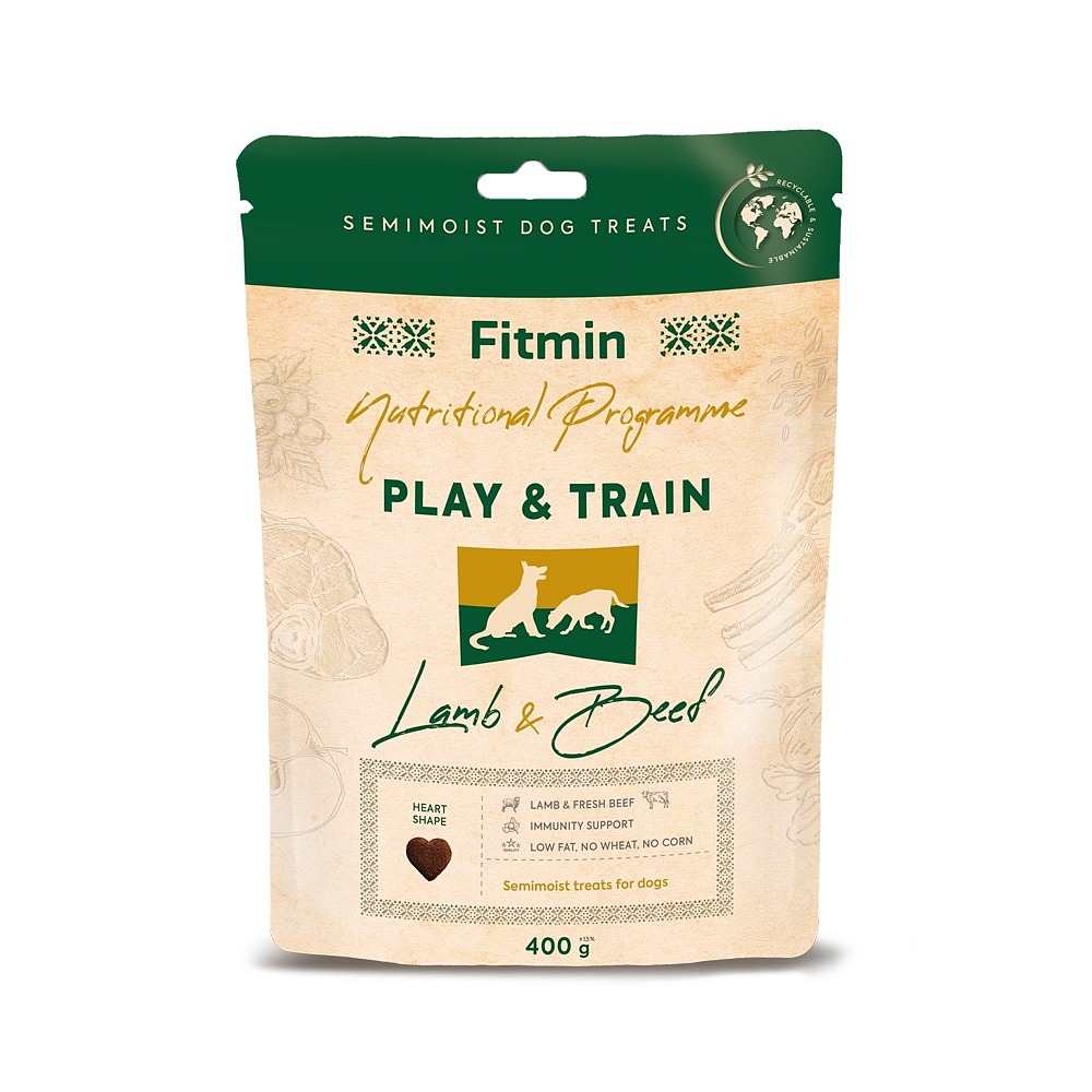 Levně Fitmin NP Play and Train Lamb & Beef výcvikový pamlsek 400 g