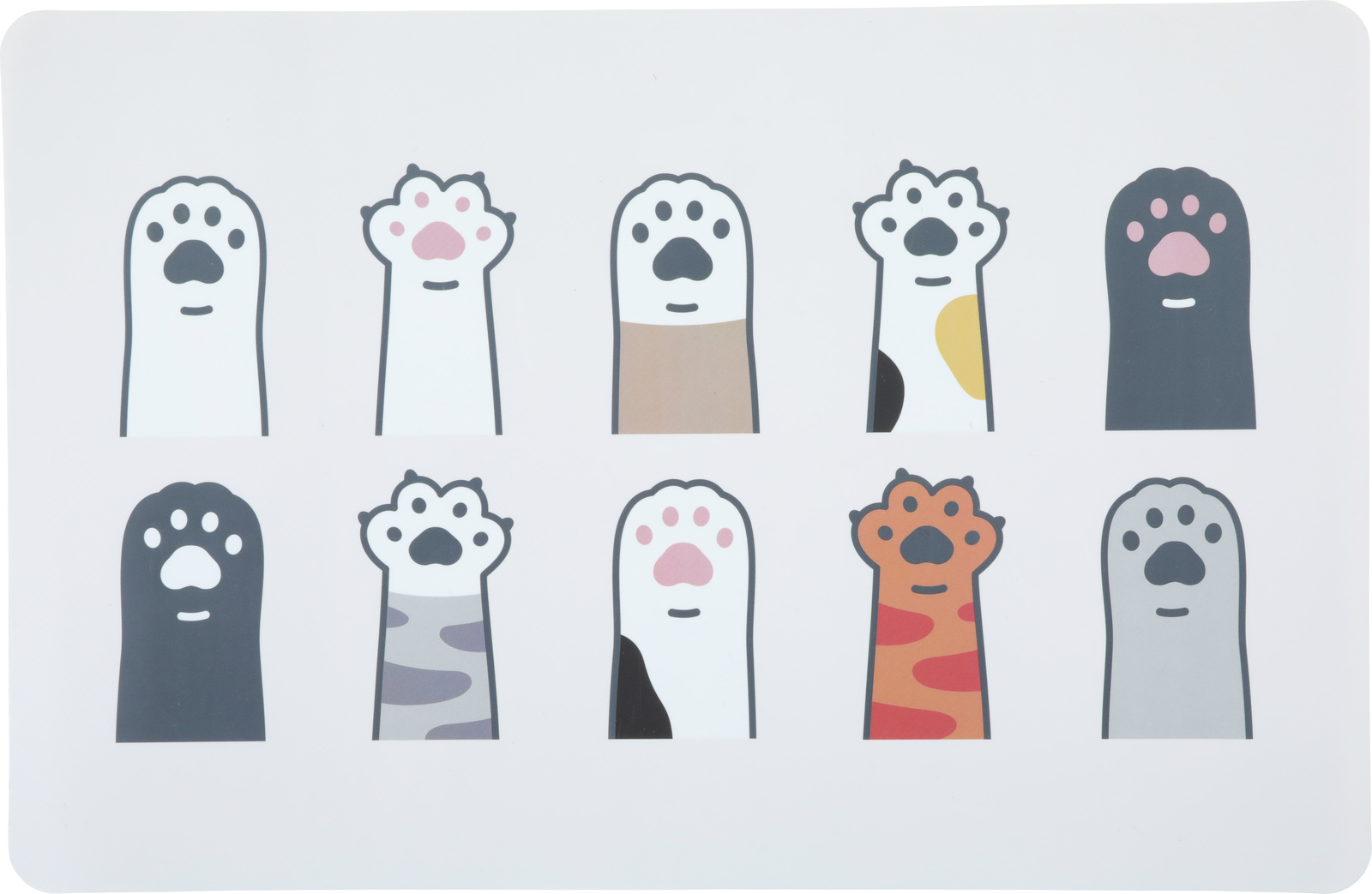 Podložka pro kočky pod misku, tlapky S Zolux