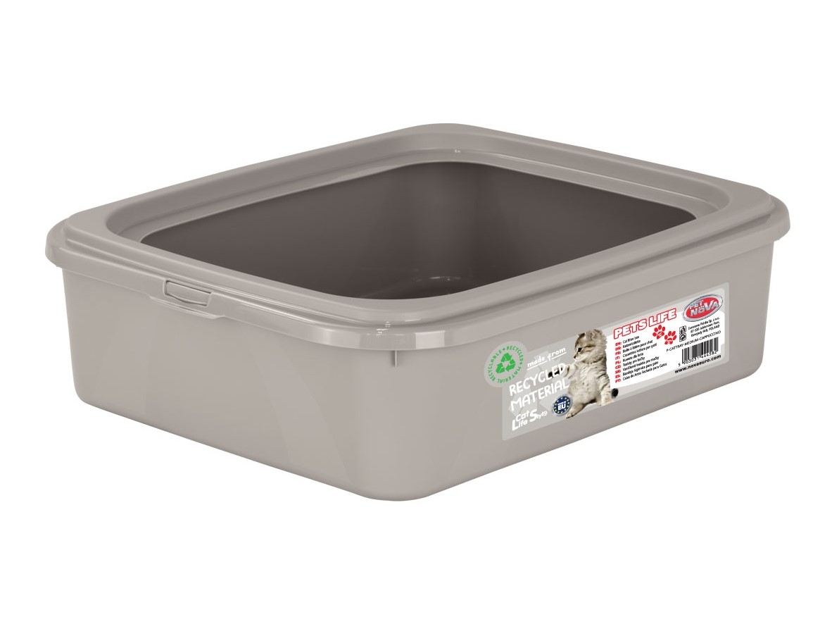 Toaleta pro kočky s okrajem CAPPUCCINO