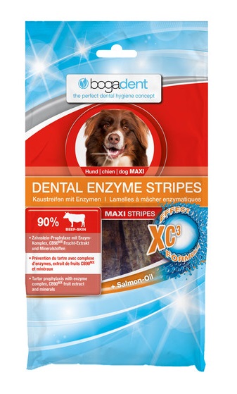 BOGAR bogadent DENTAL ENZYME STRIPES MAXI, pes, 100 g