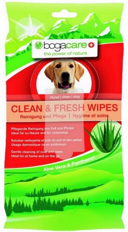BOGAR bogacare CLEAN & FRESH WIPES, pes, 15 ks