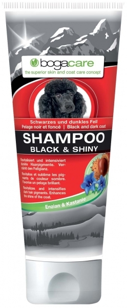 Levně BOGAR bogacare SHAMPOO BLACK a SHINY, pes, 200 ml