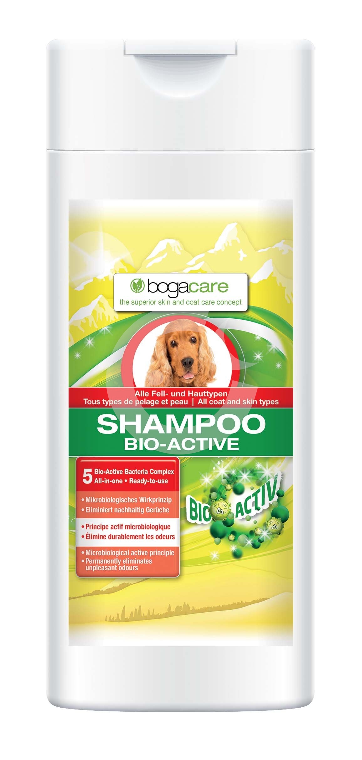 Levně BOGAR bogacare SHAMPOO BIO-ACTIVE, pes, 200 ml