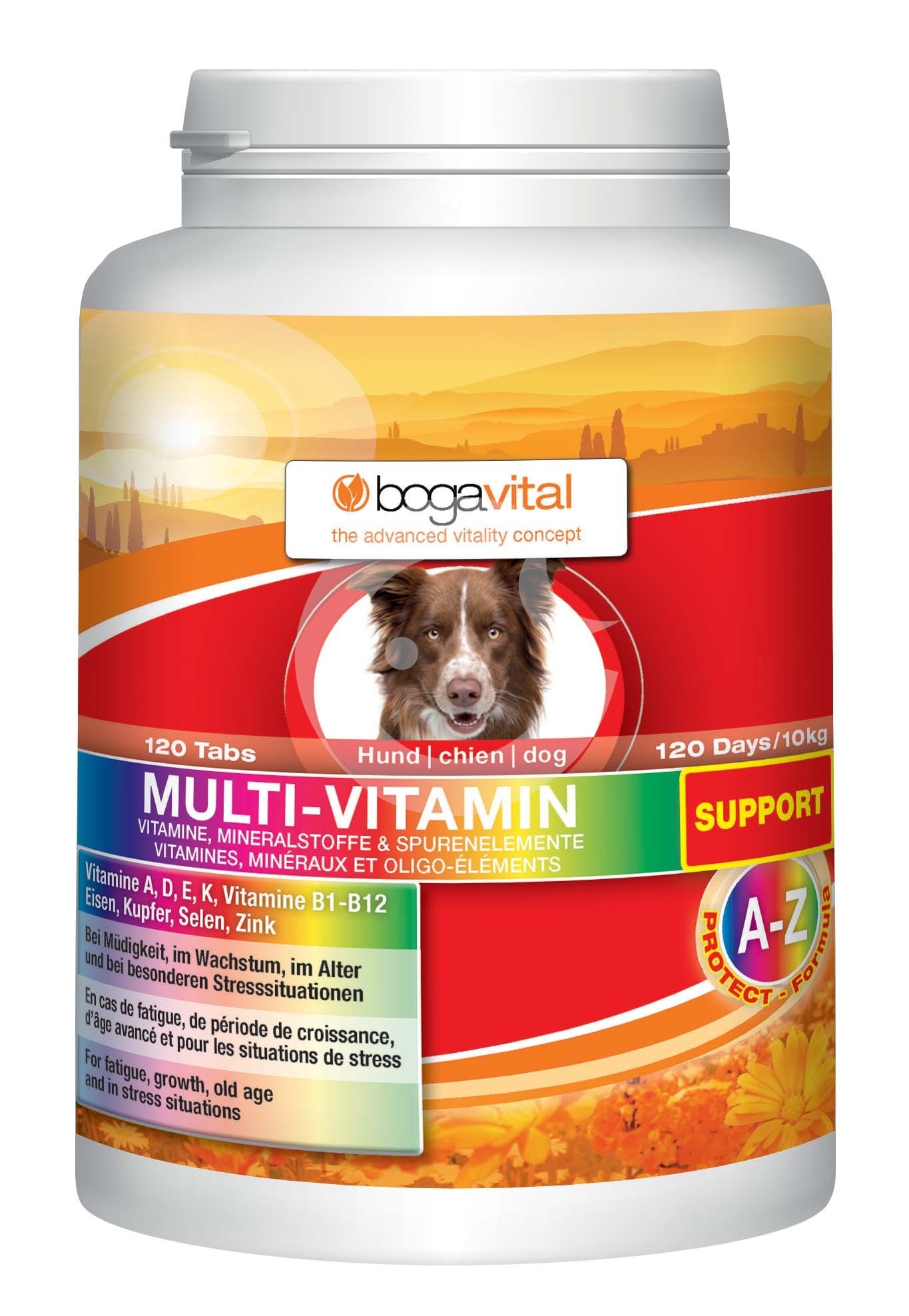 Levně BOGAR bogavital MULTI-VITAMIN support, pes, 180 g/120 tablet