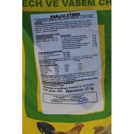 Levně Králičí výkrm 25kg