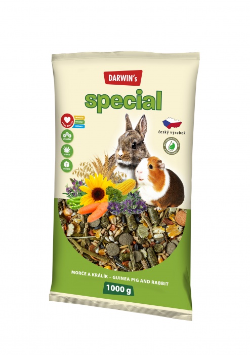 Darwin's Classic Morče, králík special 1 kg