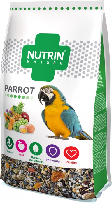 Levně NUTRIN Nature papoušek 750g