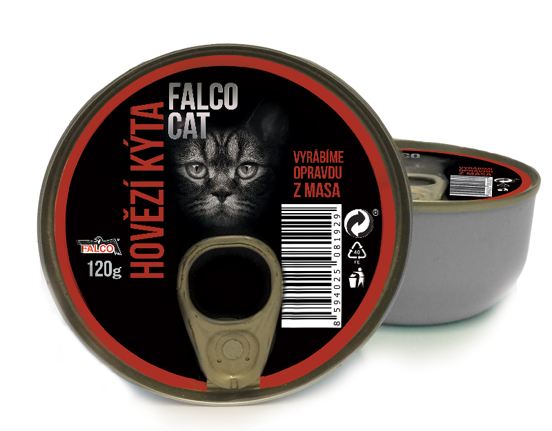 Levně FALCO CAT hovězí kýta 120 g