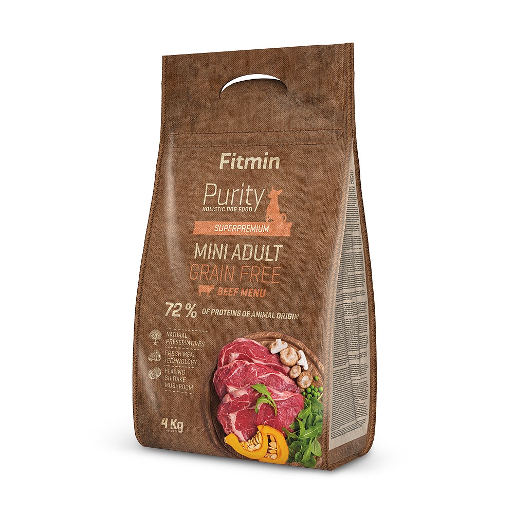 Levně Fitmin dog Purity GF Adult Mini Beef Velikost balení: 4kg