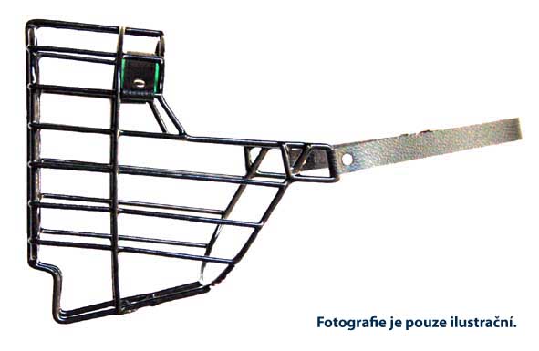 Náhubek gumoplast / barex - knírač velký, briard, bobtail PES