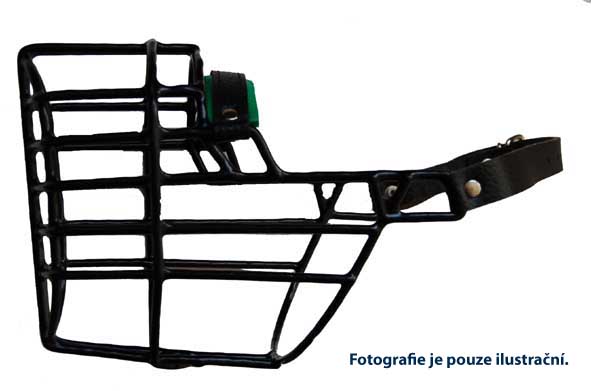 Náhubek gumoplast / kůže - kokršpaněl, foxteriér PES