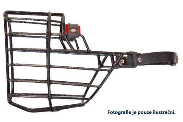 Náhubek gumoplast / kůže - německá doga, vlkodav FENA