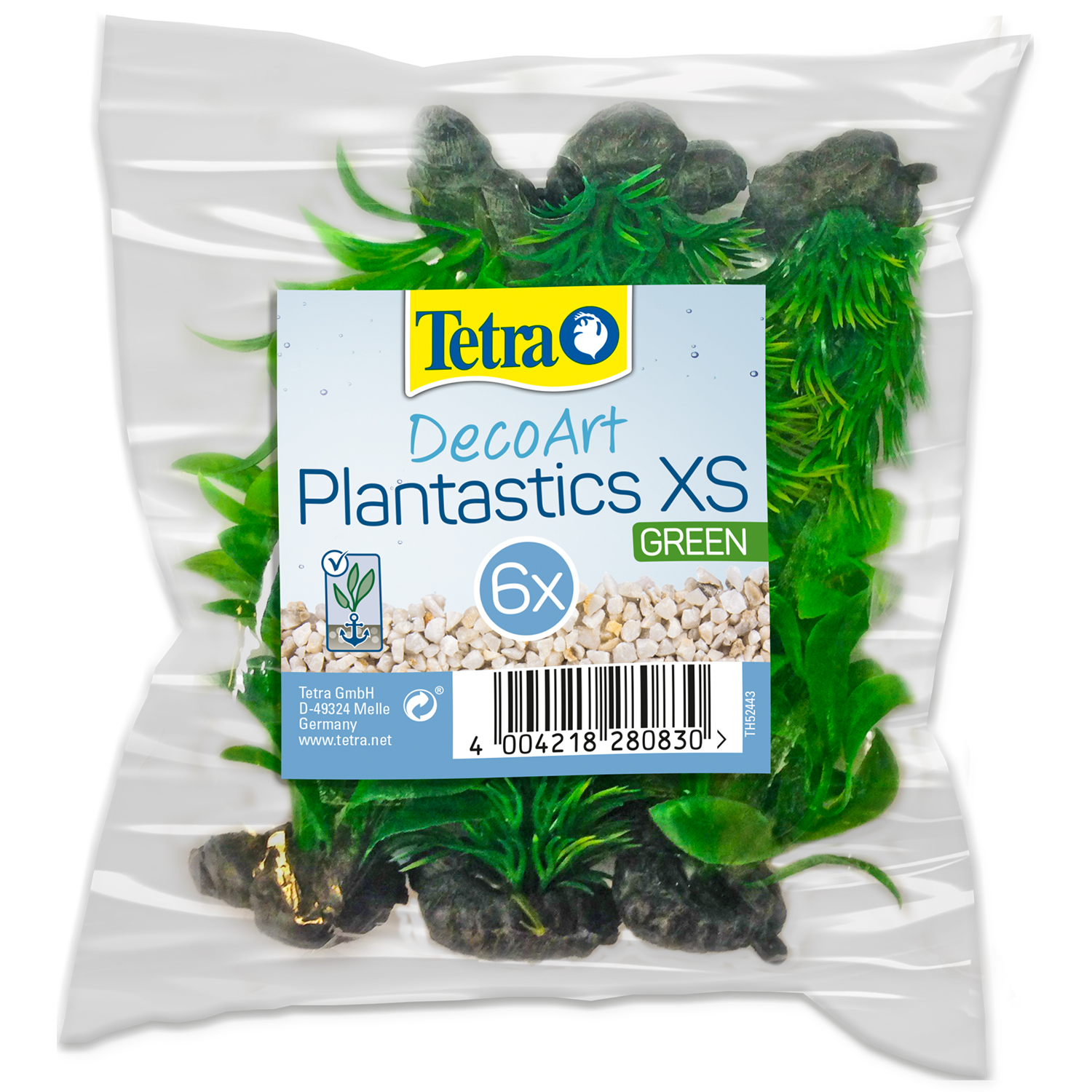 Levně Rostliny TETRA DecoArt Plantastics XS zelené 6ks