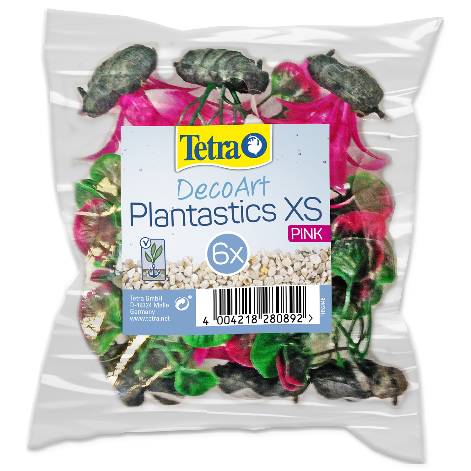 Levně Rostliny TETRA DecoArt Plantastics XS růžové 6ks
